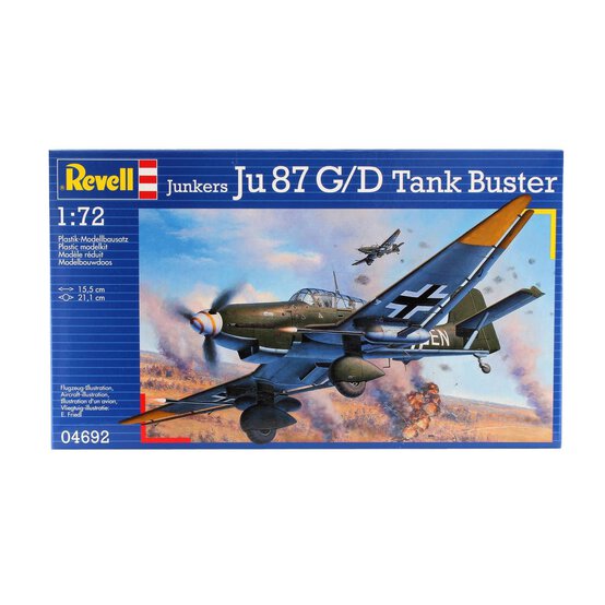 Revell Junkers Ju 87 Tank Buster Model Kit 1:72 image number 1