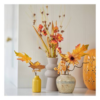 Red and Orange Wildflower Spray 66cm