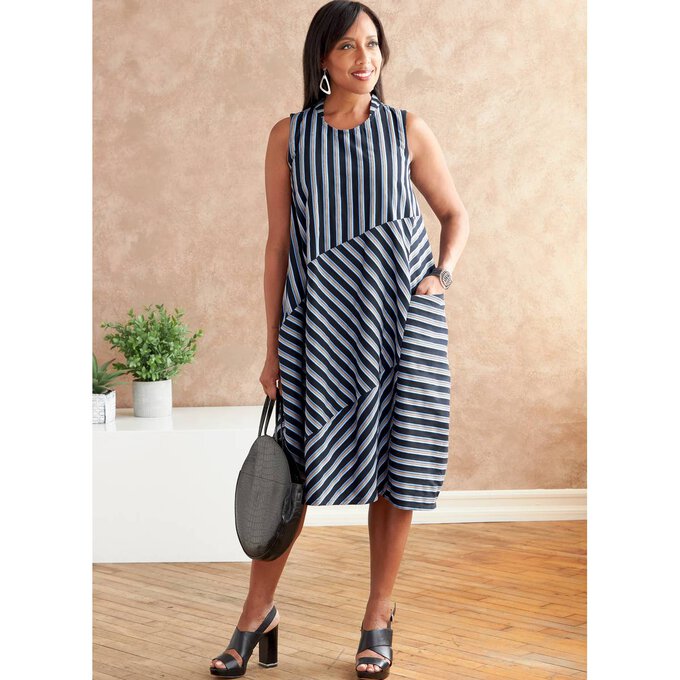 Butterick Women’s Dress Sewing Pattern B6784 -M) Extra Medium