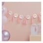 Ginger Ray Pink and Iridescent Shell Tassel Garland 2m image number 2