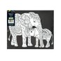 Elephant Colour-In Canvas image number 4