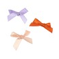 Purple and Orange Mini Bows 3 Pack image number 1