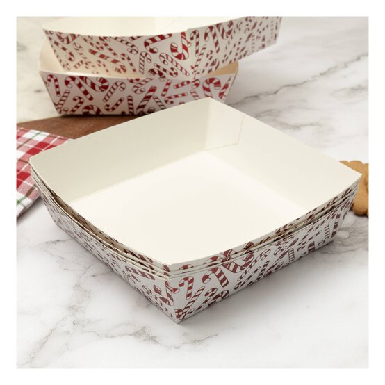 Candy Cane Baking Baskets 6 Pack  image number 1
