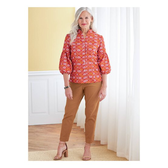 Butterick Women’s Tops Sewing Pattern B6816 (14-22) image number 7
