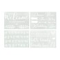Wedding Sign Stencils 4 Pack image number 1