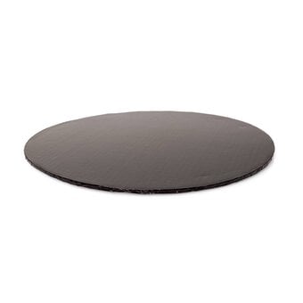 Black Round Double Thick Card Cake Board 12 Inches image number 3
