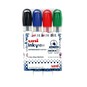 Uni Inkview Whiteboard Dry Wipe Markers 4 Pack image number 1