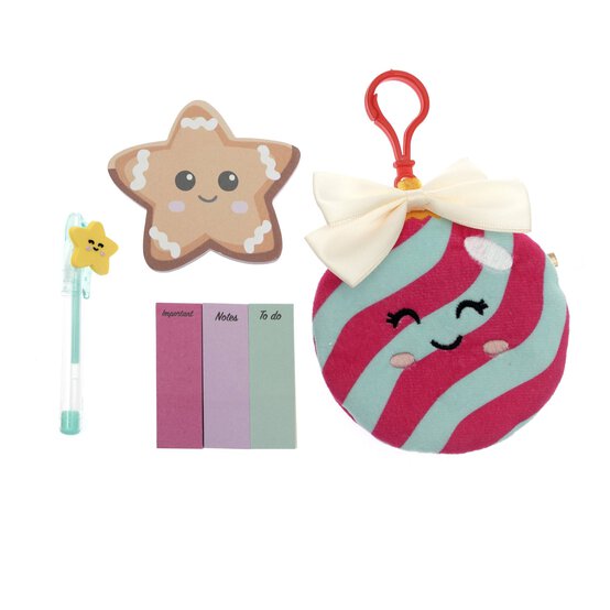 Christmas Bauble Plush Stationery Set image number 3