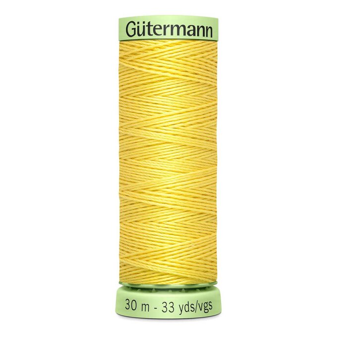 Gutermann Yellow Top Stitch Thread 30m (852) image number 1