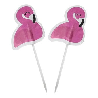 Baked With Love Flamingo Cupcake Picks 24 Pack