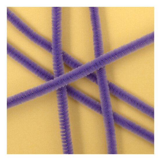 Purple Pipe Cleaners 12 Pack