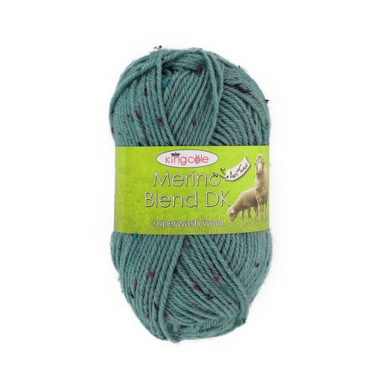 King Cole Parsley Merino Blend Tweed DK 50g image number 1