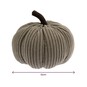 Grey Cord Pumpkin 12cm  image number 4