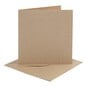 Natural Cards and Envelopes 6 x 6 Inches 4 Pack image number 1