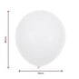 White Latex Balloons 50 Pack image number 2