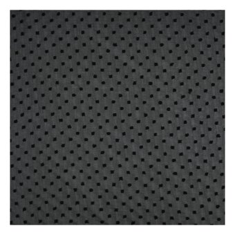 Black Spot Dobby Chiffon Fabric by the Metre image number 2