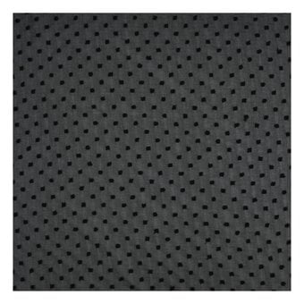 Black Spot Dobby Chiffon Fabric by the Metre