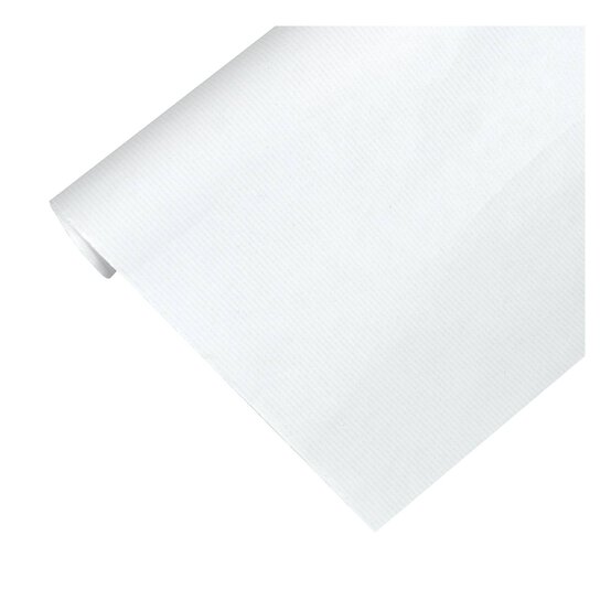 White Kraft Wrapping Paper 70cm x 8m image number 1