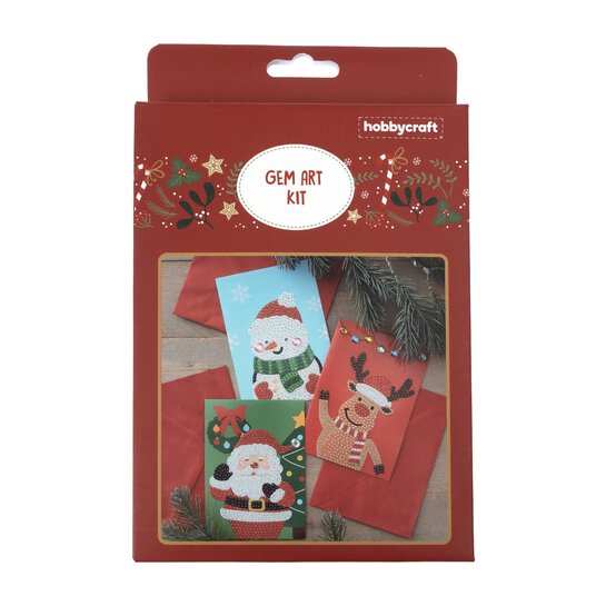 Christmas Gem Art Card Making Kit 3 Pack image number 3
