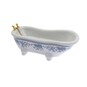 Doll&rsquo;s House Blue Floral Ceramic Bathroom Set 3 Pieces image number 4