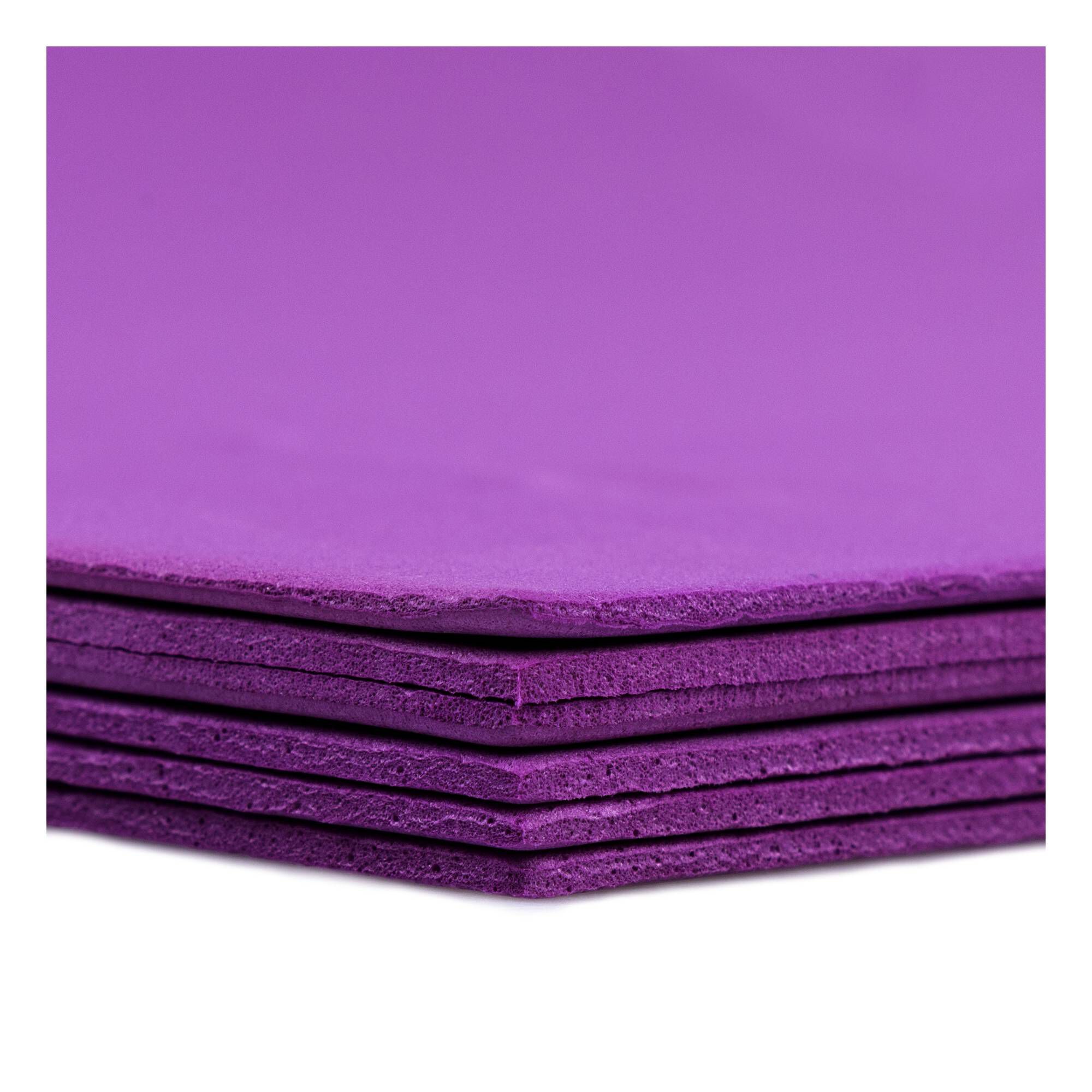 Purple EVA Foam Sheets A4 6 Pack Hobbycraft