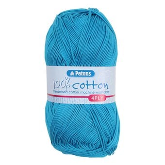 Patons Peacock 100% Cotton 4 Ply 100g