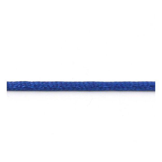 Royal Blue Ribbon Knot Cord 2mm x 10m image number 2