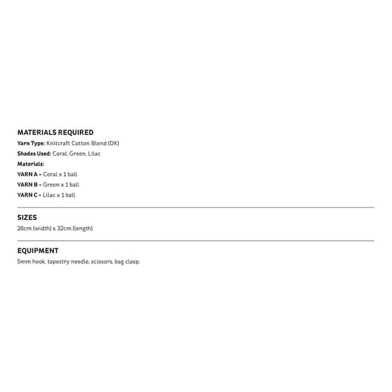 Knitcraft Crochet Bag Digital Pattern 0089 image number 2