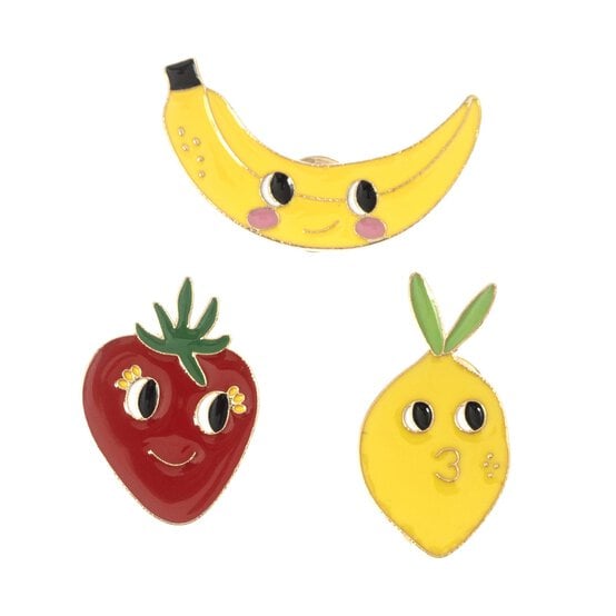 Fruit Pins 3 Pack  image number 1