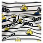 Striped Minions Cotton Fabric by the Metre image number 1