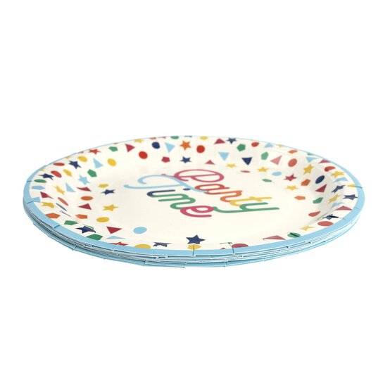 Rainbow Celebration Paper Plates 8 Pack  image number 3