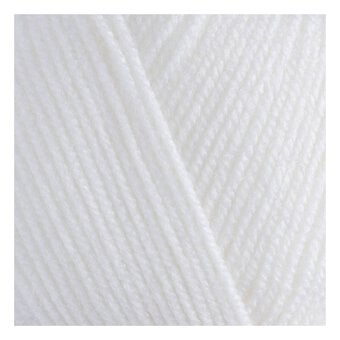Women's Institute White Premium Acrylic Yarn 100g image number 2