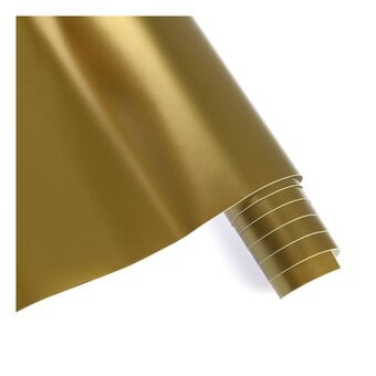 Gold Glossy Permanent Vinyl 12 x 48 Inches image number 3