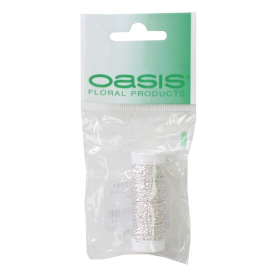 Oasis Silver Floral Bullion Wire 25g image number 2
