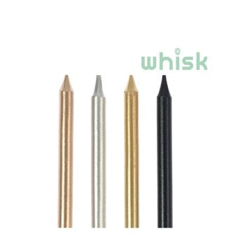 Whisk Assorted Metallic Candles 24 Pack