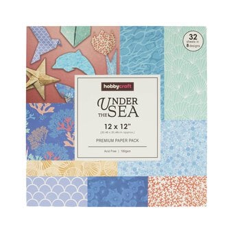 Under the Sea 12 x 12 Inches Paper Pack 32 Sheets