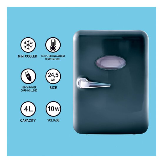So Chill Black Mini Fridge image number 7