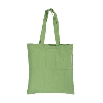 Sage Green Cotton Shopping Bag