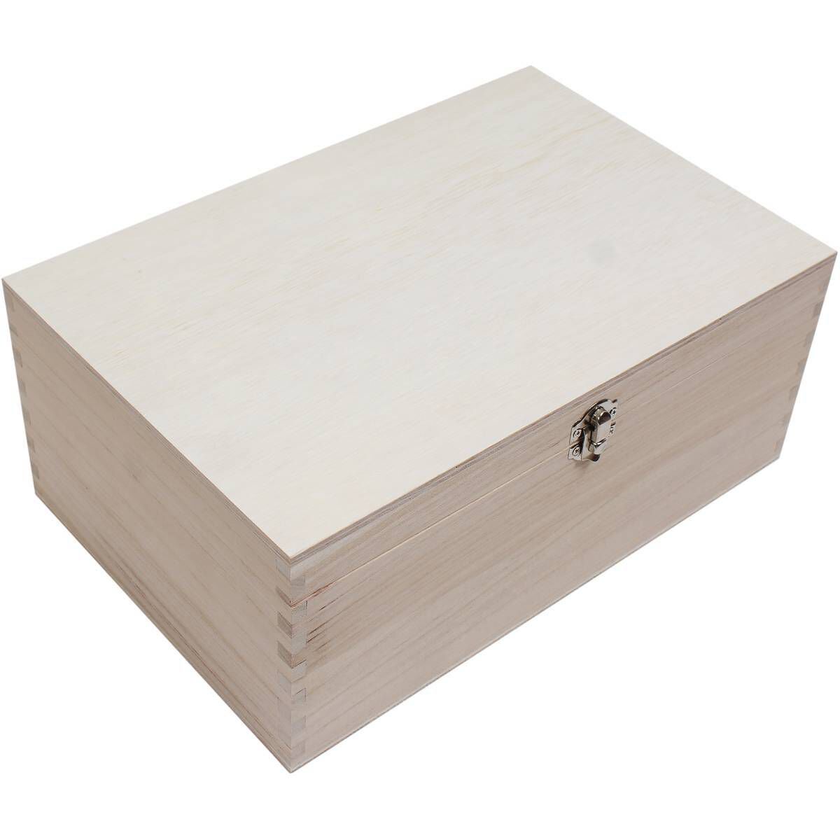 Wooden Storage Box 30cm x 20cm x 13cm Hobbycraft