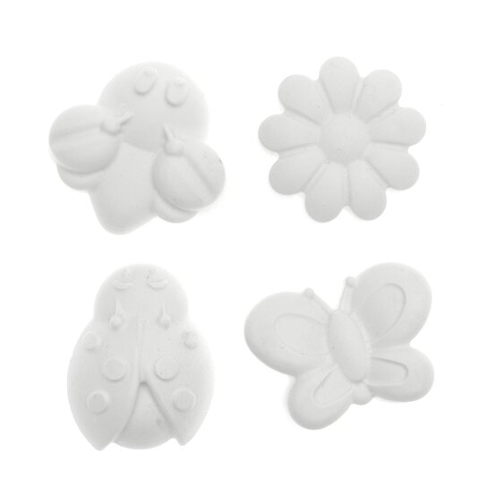 Paint Your Own Nature Plaster Shapes 4 Pack image number 1