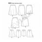 New Look Women’s Skirt Sewing Pattern 6843 image number 3