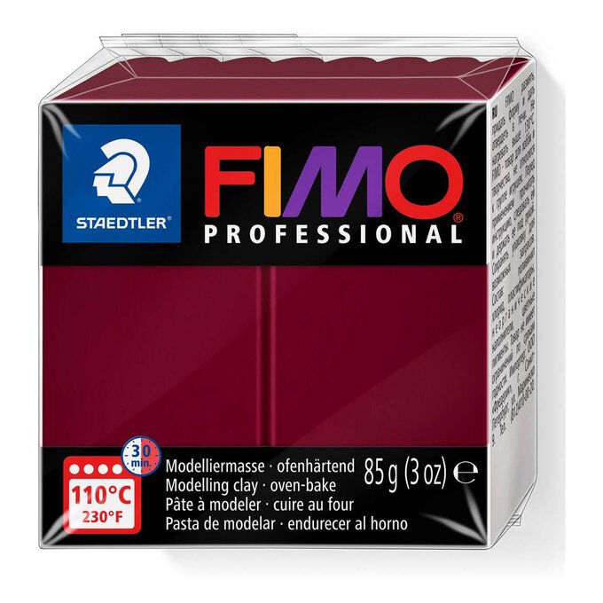 Fimo Professional Bordeaux Modelling Clay 85g image number 1