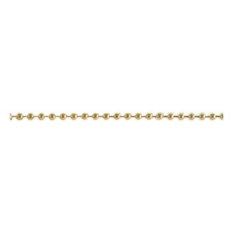 Gold 4mm Plain Pearl Beading by the Metre image number 2