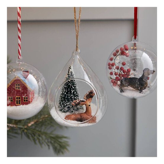 Fillable Baubles 6cm 6 Pack image number 4