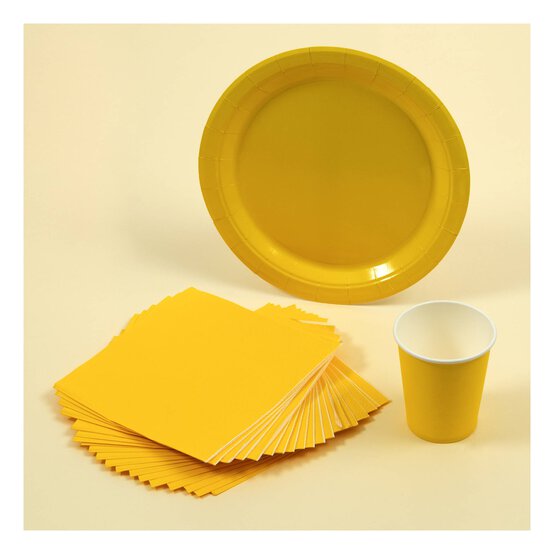 School Bus Yellow Paper Plates 8 Pack image number 3
