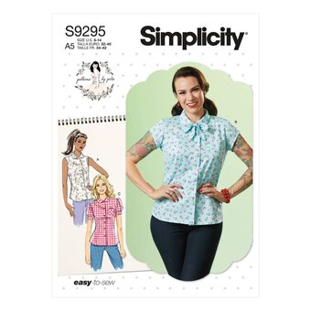 Simplicity Women’s Top Sewing Pattern S9295 (6-14)