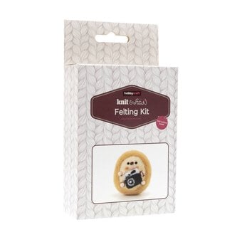 Hedgehog with Camera Felting Kit