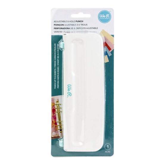 We R Makers Adjustable 6-Hole Punch image number 1