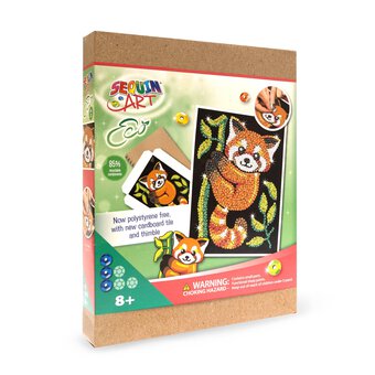 Sequin Art Eco Red Panda Kit