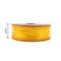Bright Gold Wire Edge Organza Ribbon 25mm x 3m image number 3